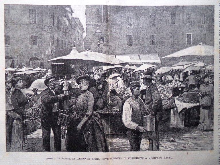 L'illustrazione Popolare 12 Maggio 1889 Esposizione Parigi Thiennes Eiffel Bruno