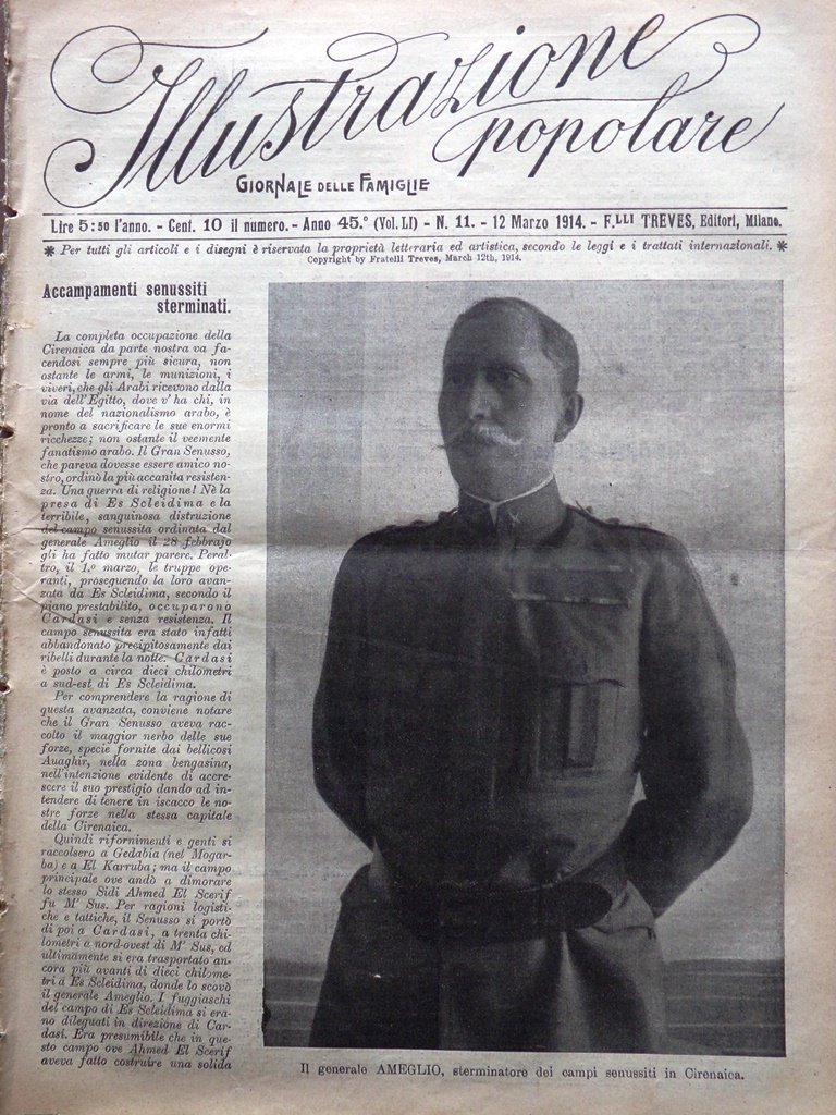 L'Illustrazione Popolare 12 Marzo 1914 Evoluzione Marconi Beolchi Ibsen Zandonai