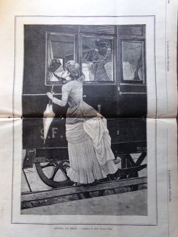 L'illustrazione Popolare 12 Settembre 1886 Eugenio Camerini Mitragliere Svizzera