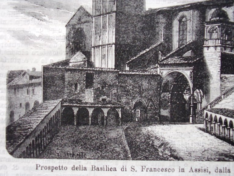 L'illustrazione Popolare 13 Aprile 1871 San Francesco Assisi Pergolese Legouvé