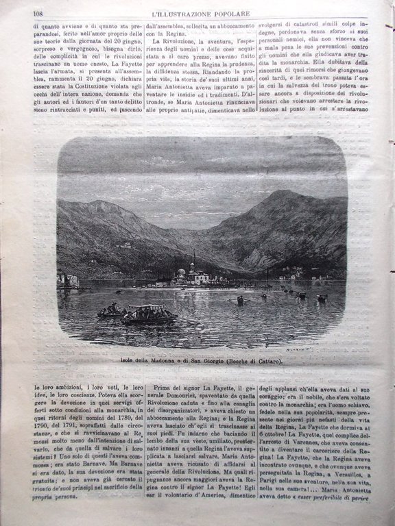 L'illustrazione Popolare 13 Febbraio 1881 Bellavitis Kurdistan Mount-Herman Neri