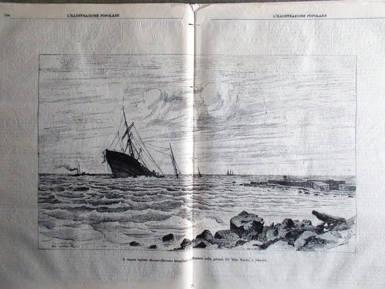 L'illustrazione Popolare 13 Febbraio 1881 Bellavitis Kurdistan Mount-Herman Neri