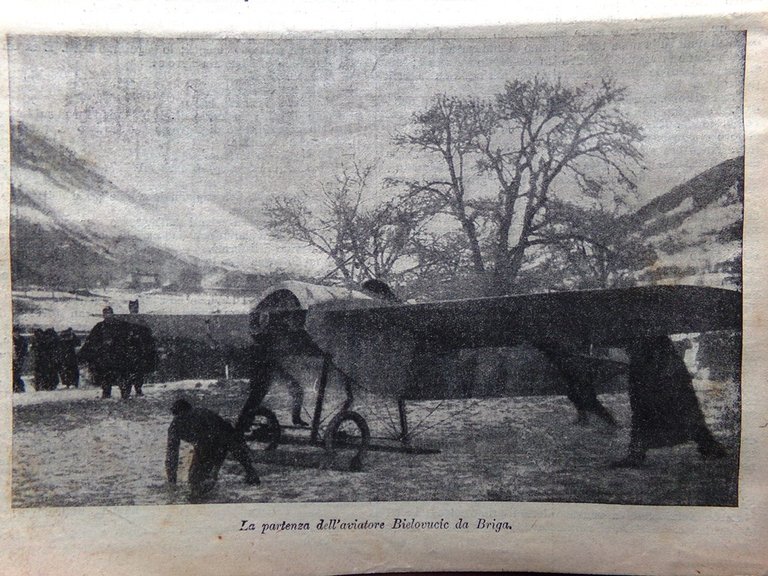 L'Illustrazione Popolare 13 Febbraio 1913 Morini Bielovucic Alpi Guerra Balcani