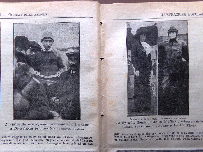 L'Illustrazione Popolare 13 Febbraio 1913 Morini Bielovucic Alpi Guerra Balcani