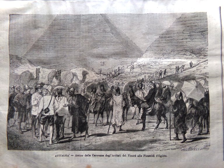 L'illustrazione Popolare 13 Gennaio 1870 Palazzo Ramsete Struzzo Del Sarto …