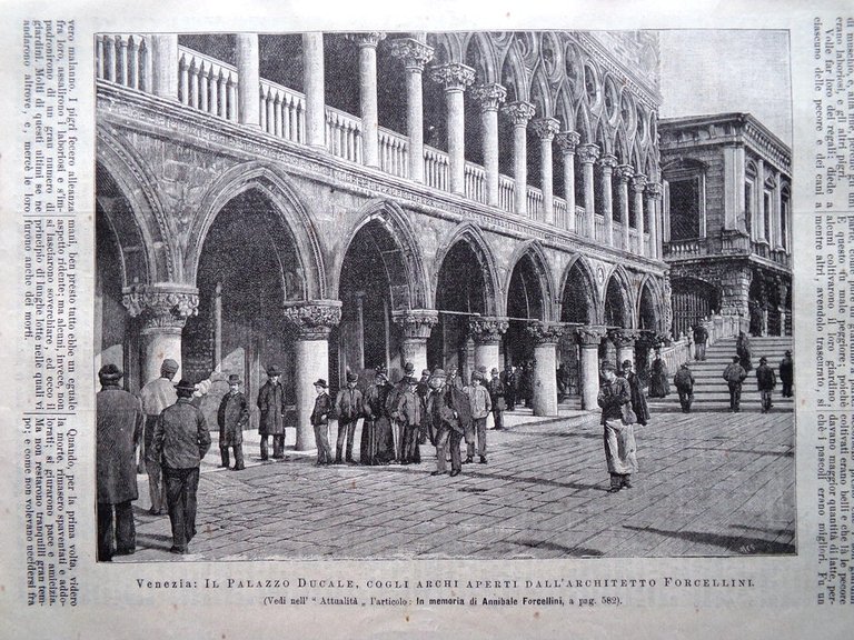 L'illustrazione Popolare 13 Settembre 1891 Polcevera Vedana Firenze Forcellini