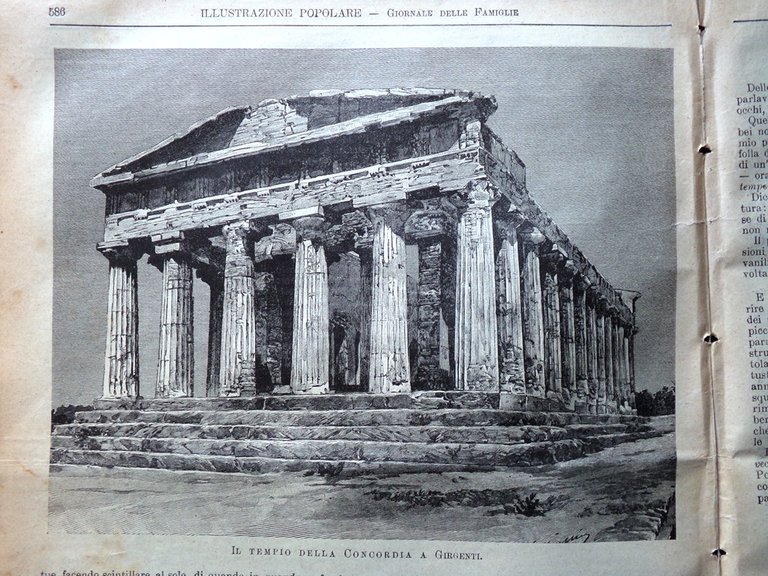 L'Illustrazione Popolare 14 Agosto 1913 Marina di Tripoli Antica Agrigento …