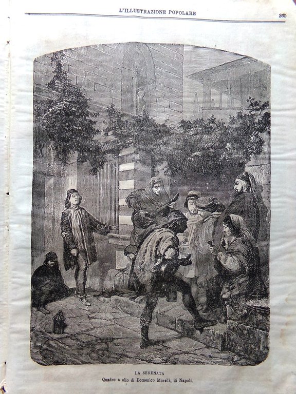 L'illustrazione Popolare 14 Aprile 1870 Processo Bonaparte Settimana Santa Roma