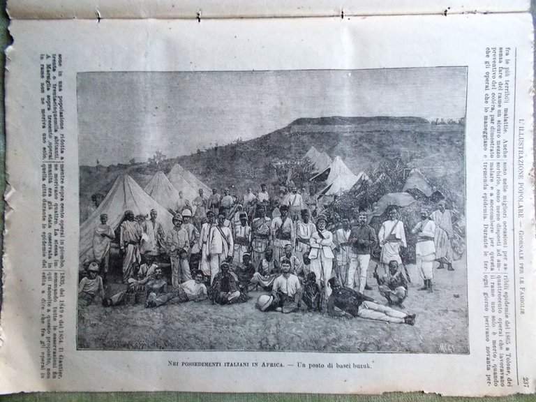 L'illustrazione Popolare 14 Aprile 1889 Palatina Palermo Finali Rame Gesù …