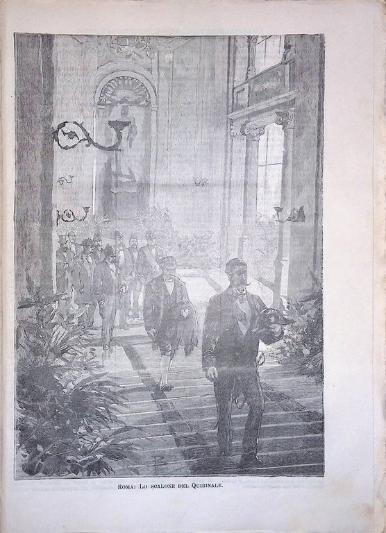 L'Illustrazione Popolare 14 Dicembre 1890 Nuovi Deputati Legislatura Quirinale