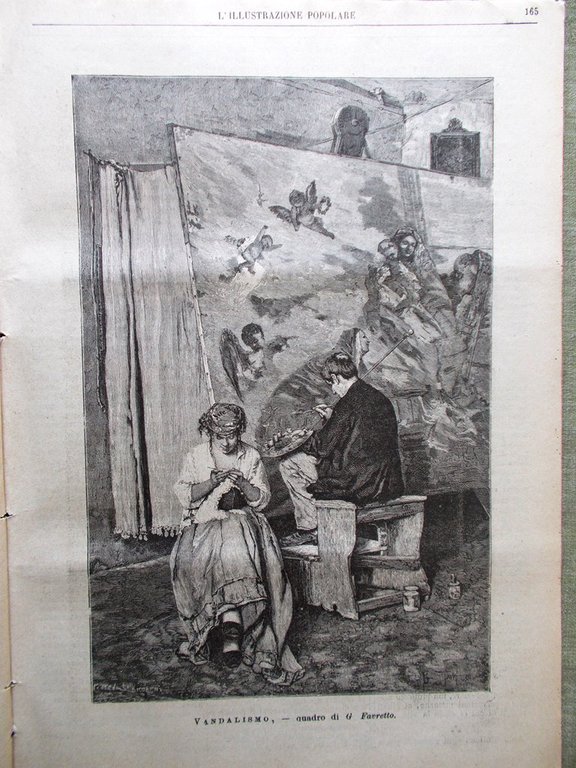 L'illustrazione Popolare 14 Marzo 1886 Nicomede Bianchi De Amicis Teatro …