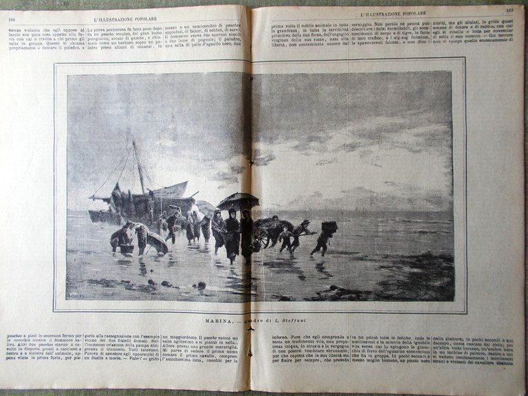 L'illustrazione Popolare 14 Marzo 1886 Nicomede Bianchi De Amicis Teatro …