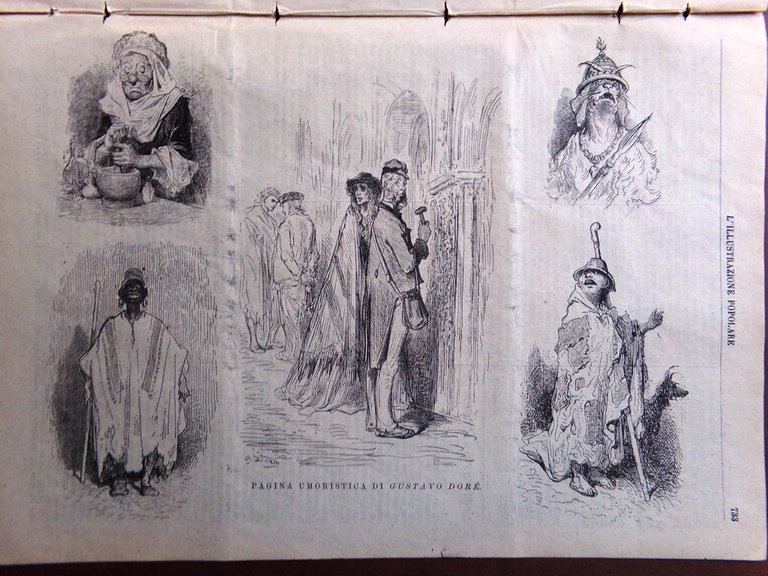 L'illustrazione Popolare 14 Novembre 1886 Bulgaria Santa Sofia Igiene Dormienti