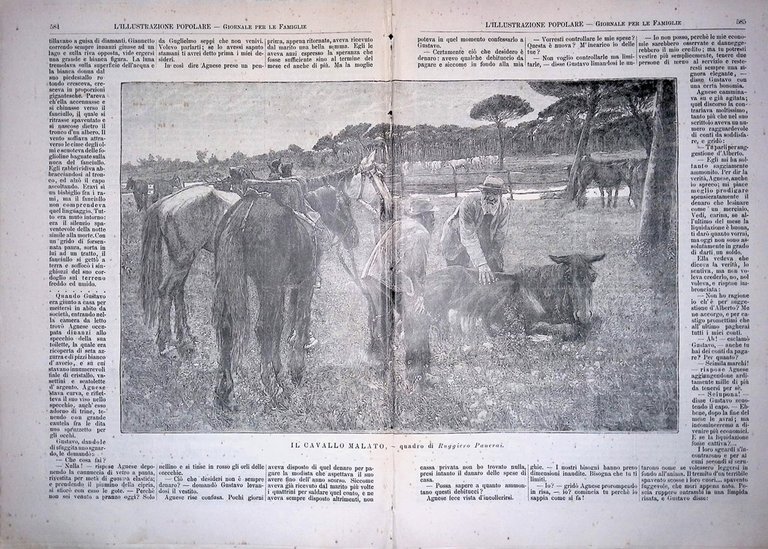 L'Illustrazione Popolare 14 Settembre 1890 Manovre nel Bresciano Lonigo Minatori