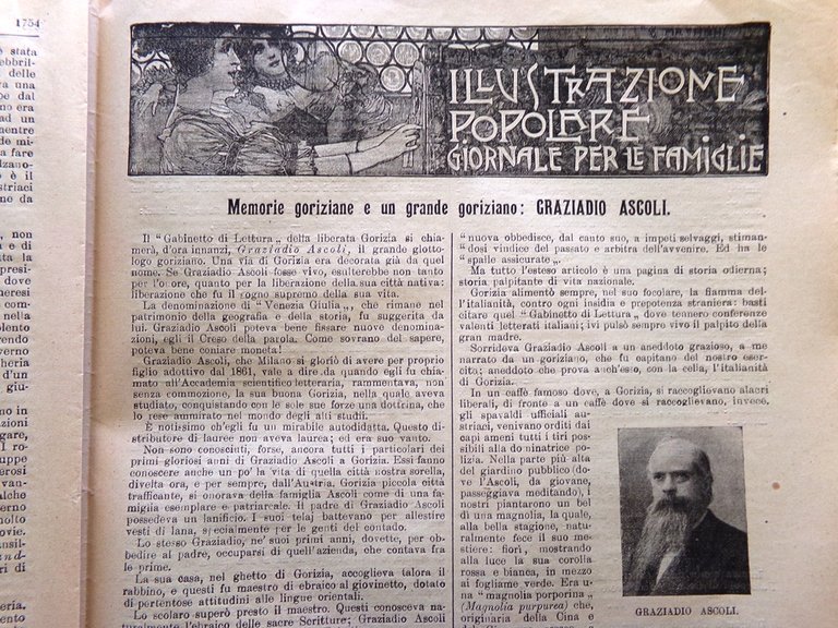 L'Illustrazione Popolare 14 Settembre 1916 WW1 Cesare Battisti Chinotto Romania