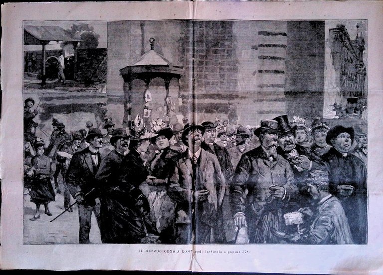 L'Illustrazione Popolare 15 Giugno 1890 Antonio Padova Bellini Ventimiglia Roma