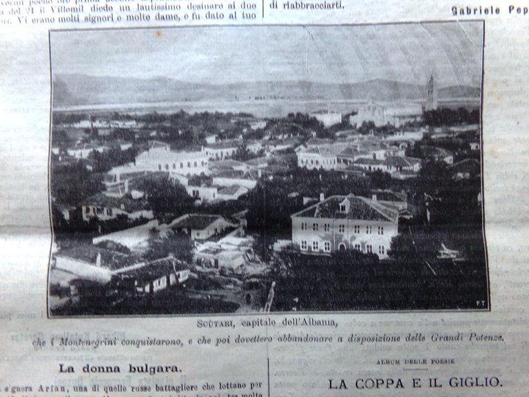 L'Illustrazione Popolare 15 Maggio 1913 Cettigne Scutari Leptis Magna Lamartine