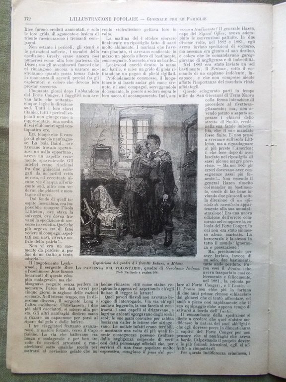 L'illustrazione Popolare 15 Marzo 1891 Via Dante Milano Saint-Bon Tor …