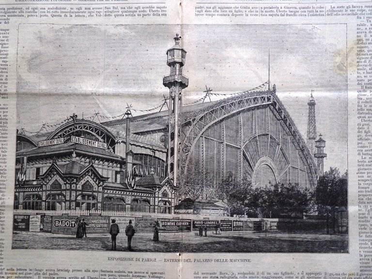 L'illustrazione Popolare 15 Settembre 1889 Edison Fonografo Re Umberto a …