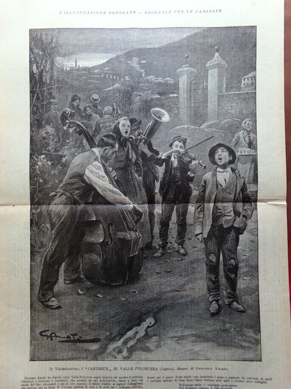 L'illustrazione Popolare 15 Settembre 1907 Eleonora Duse Angelo Mosso Sartorio