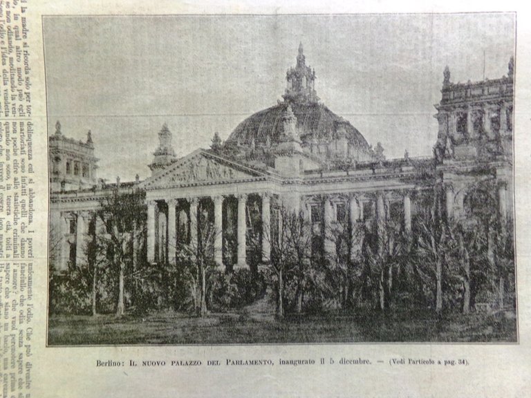 L'Illustrazione Popolare 16 Dicembre 1894 Processione Messina Bordighera Mentone