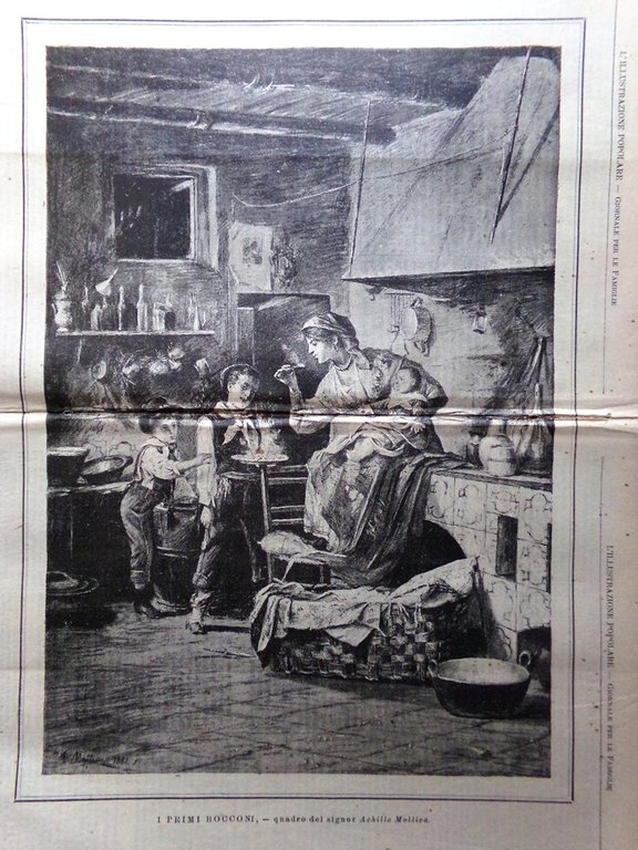 L'illustrazione Popolare 16 Giugno 1889 Re Umberto a Berlino Beranger …