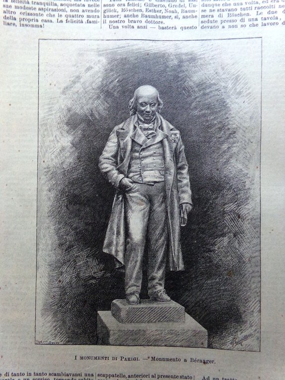 L'illustrazione Popolare 16 Giugno 1889 Re Umberto a Berlino Beranger …