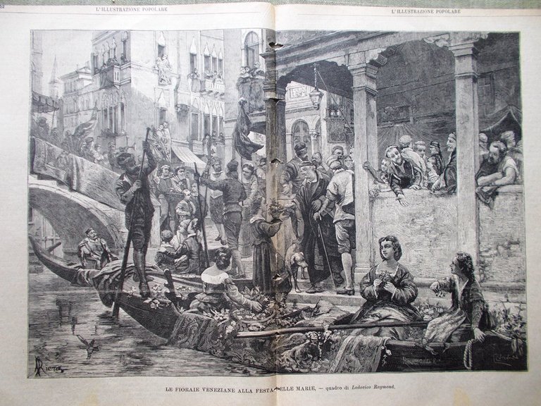 L'illustrazione Popolare 16 Maggio 1886 Maroncelli Belle Arti Milano Laboratorio