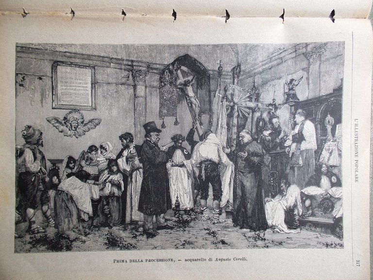 L'illustrazione Popolare 16 Maggio 1886 Maroncelli Belle Arti Milano Laboratorio