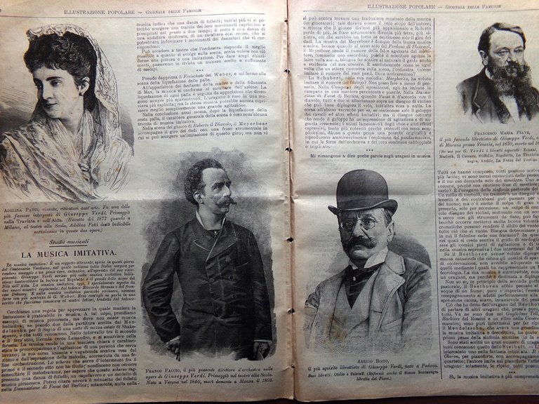 L'Illustrazione Popolare 16 Ottobre 1913 Giolitti Verdi Serbia Patti Boito …