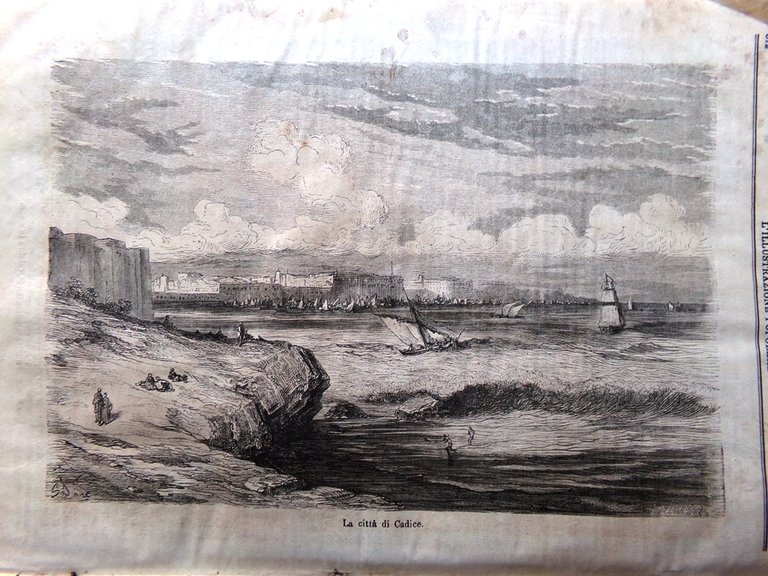 L'illustrazione Popolare 17 Aprile 1870 Duello di Alcorcon Cadice Pasqua …