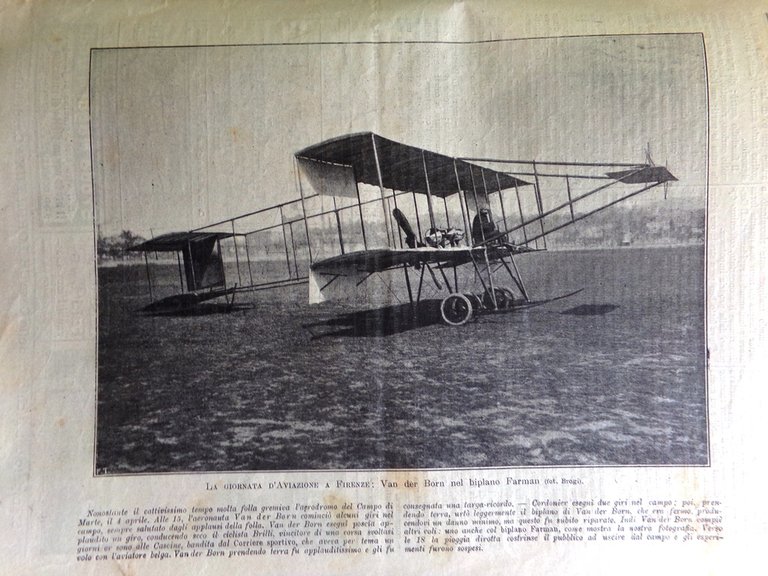 L'Illustrazione Popolare 17 Aprile 1910 Eruzione Etna Montecitorio Venere Farman