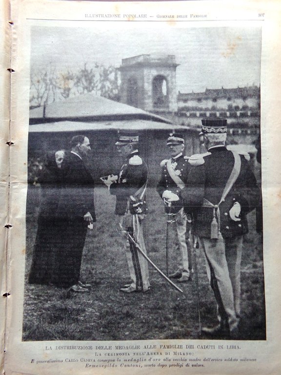 L'Illustrazione Popolare 17 Aprile 1913 Dardanelli Garian Nicola Montenegro Arte