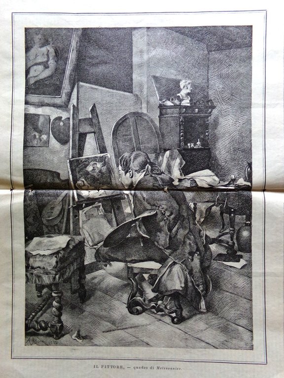 L'illustrazione Popolare 17 Ottobre 1886 Tromba Marina Teatro Roma Culto …