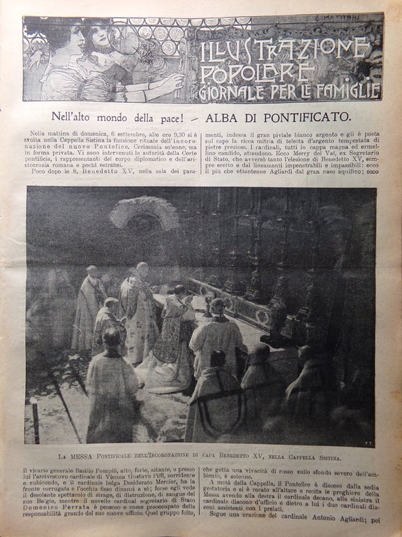 L'Illustrazione Popolare 17 Settembre 1914 WW1 Armi Tedesche Esercito Russo …