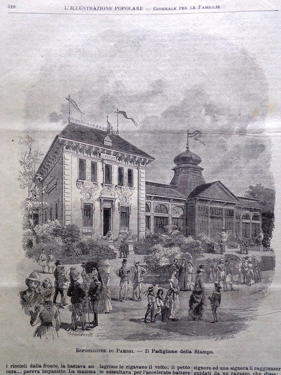 L'illustrazione Popolare 18 Agosto 1889 Morte Benedetto Cairoli Massaja Parigi