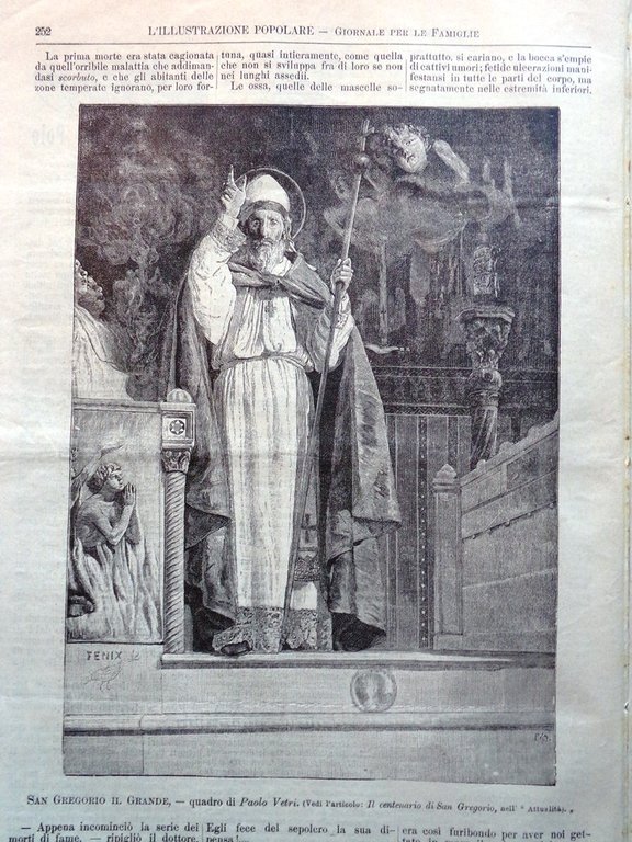 L'illustrazione Popolare 19 Aprile 1891 Rizzi New Orleans Giacosa Palazzo …