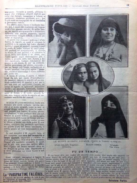 L'Illustrazione Popolare 19 Dicembre 1912 Ascari Boito Pascoli Falò Marche …
