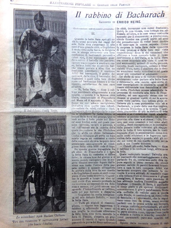 L'Illustrazione Popolare 19 Dicembre 1912 Ascari Boito Pascoli Falò Marche …