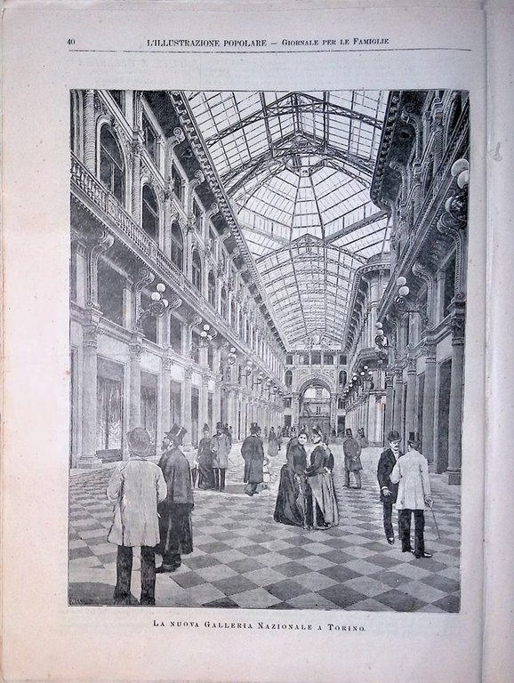 L'Illustrazione Popolare 19 Gennaio 1890 Gladstone Franceschi Miniere in Belgio