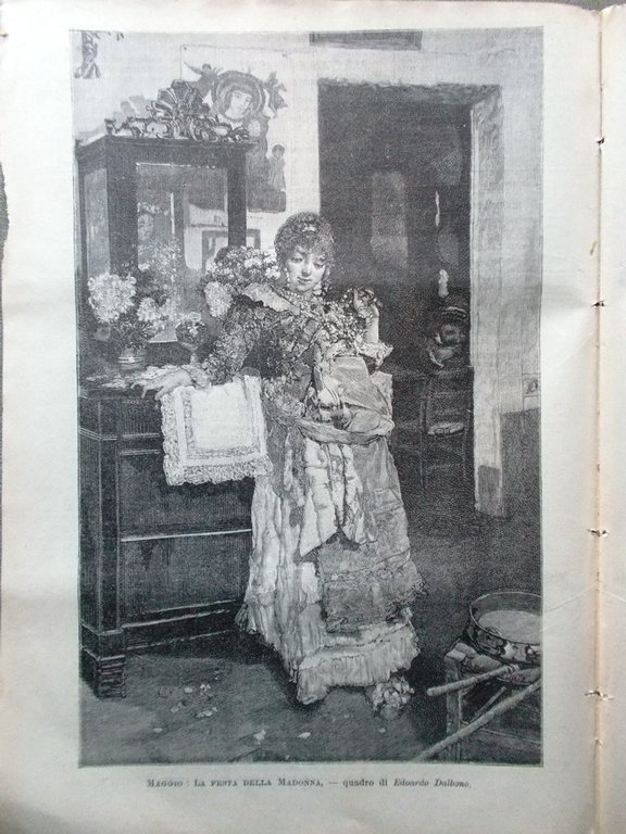 L'illustrazione Popolare 19 Maggio 1889 Esposizione Parigi Corsa Sciara Cavalli