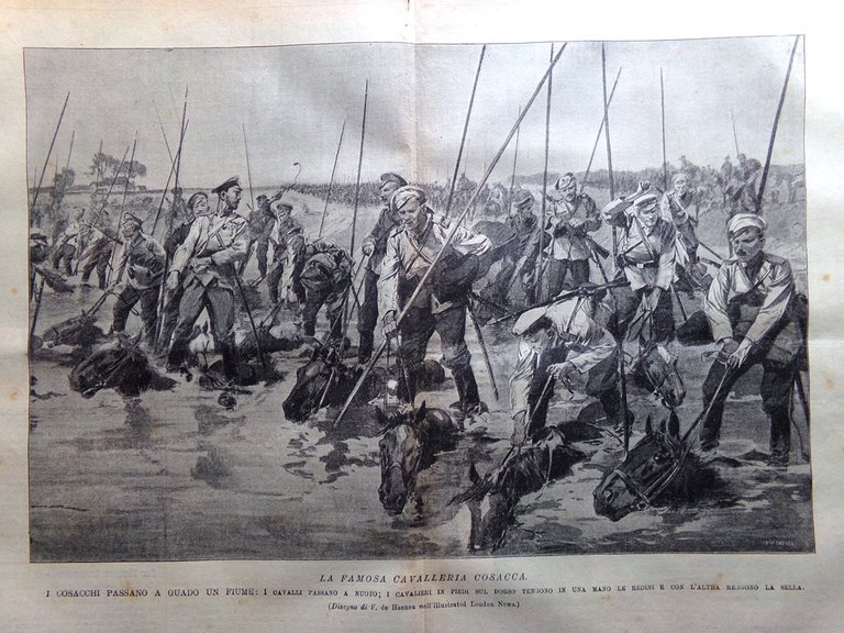 L'Illustrazione Popolare 19 Novembre 1914 WW1 Ypres Anversa Cosacchi Cura …