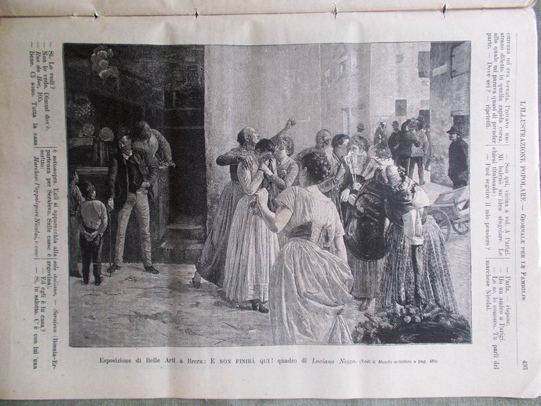 L'illustrazione Popolare 2 Agosto 1891 Faccio Cremolino Montesuello Venezia Asia