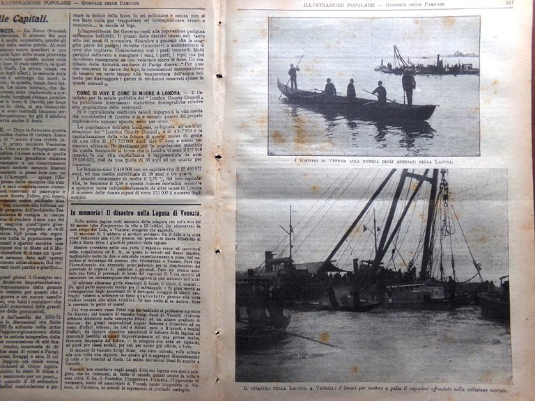 L'Illustrazione Popolare 2 Aprile 1914 Mistral Mercalli Westinghouse Porta Furba