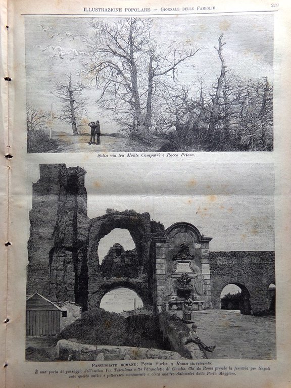 L'Illustrazione Popolare 2 Aprile 1914 Mistral Mercalli Westinghouse Porta Furba