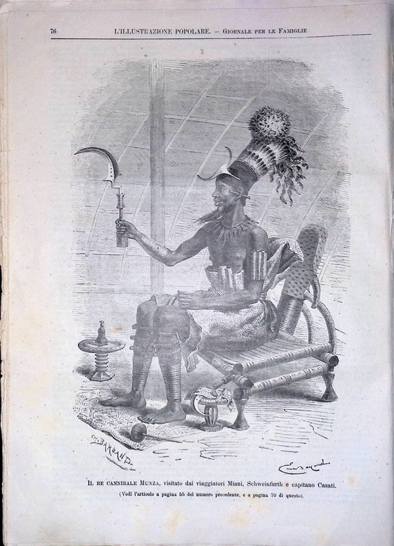 L'Illustrazione Popolare 2 Febbraio 1890 Principe Amedeo Stanley Filiberto Adua