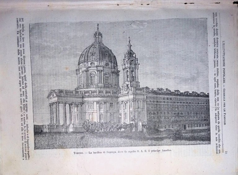 L'Illustrazione Popolare 2 Febbraio 1890 Principe Amedeo Stanley Filiberto Adua