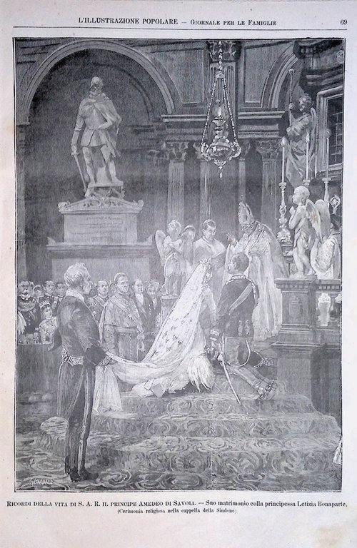 L'Illustrazione Popolare 2 Febbraio 1890 Principe Amedeo Stanley Filiberto Adua