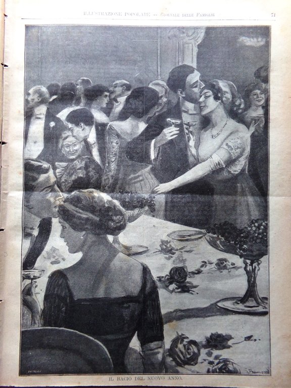 L'Illustrazione Popolare 2 Gennaio 1913 Giolitti Diplomatici Bersezio De Amicis