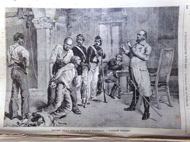 L'illustrazione Popolare 2 Giugno 1889 Ricordi di Garibaldi Strona Feste …
